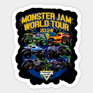World Tour of Monster Sticker